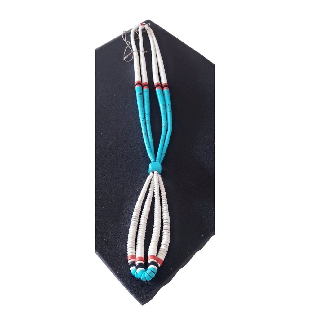 Hand Cut Native‎ American Turquoise piece Navajo coral turquoise AZ